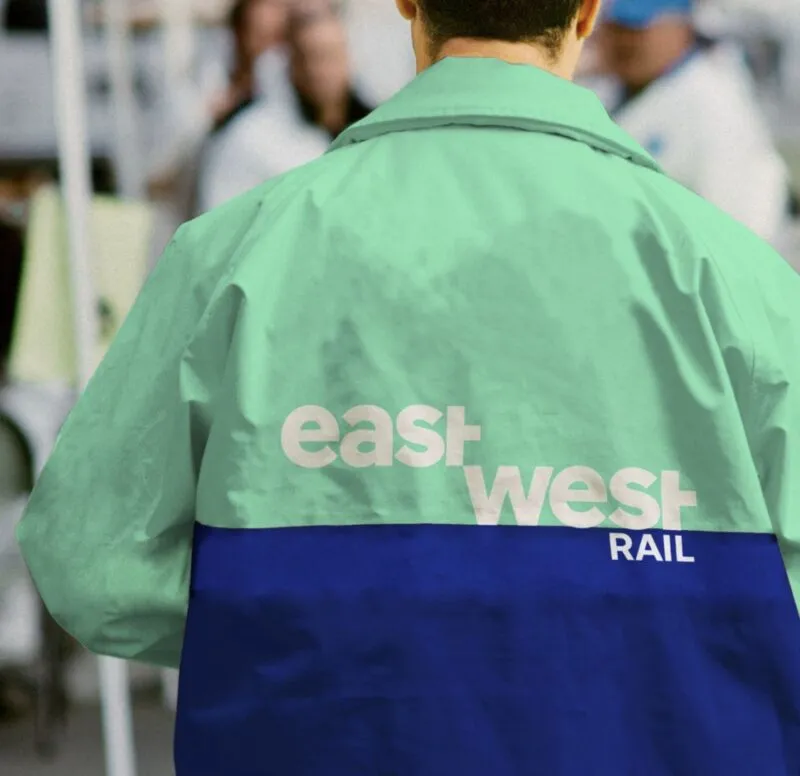 East West Rail Jacket with logo